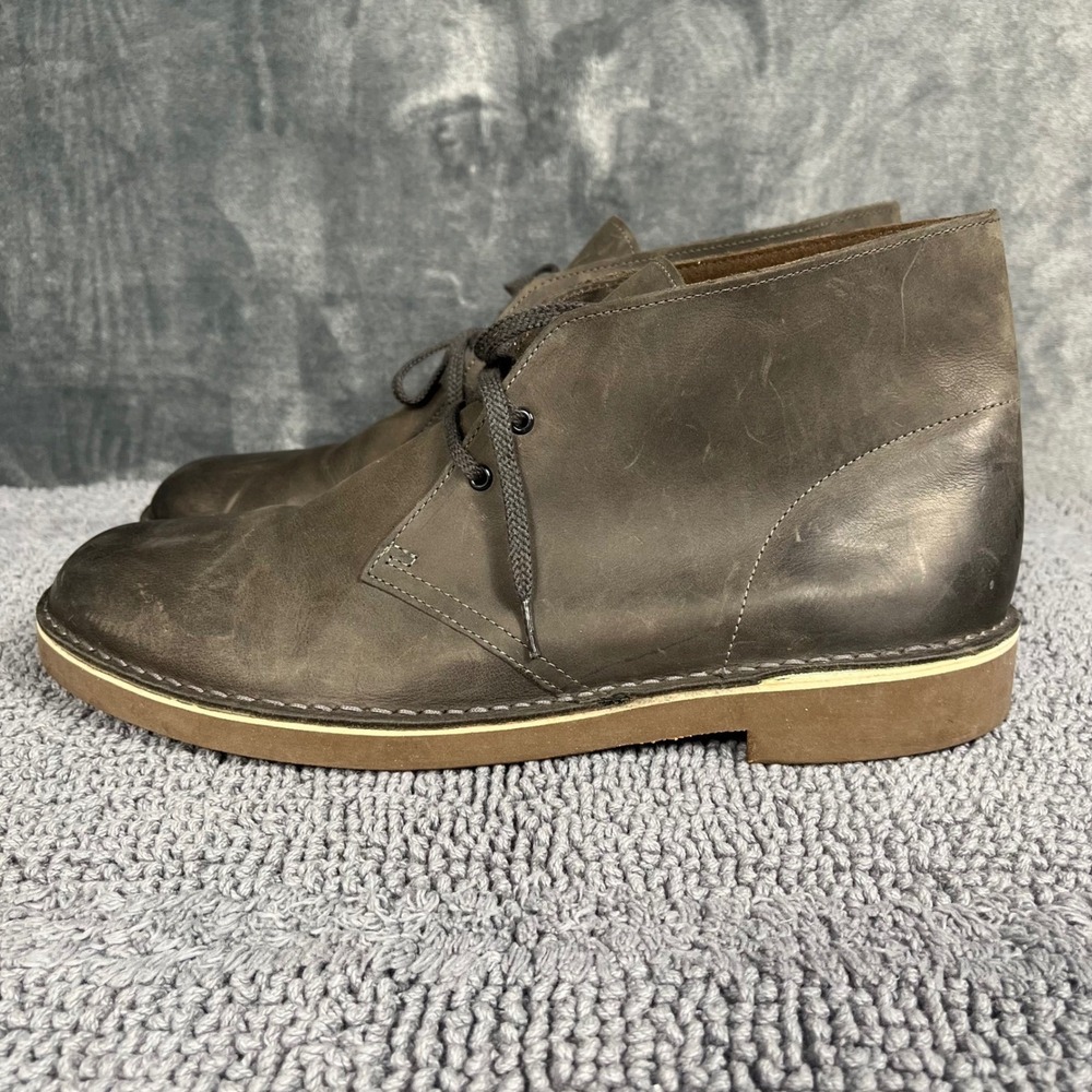 Clarks Bushacre 3 Mens Beeswax Leather Chukka Desert Boots 12 M 261130547110